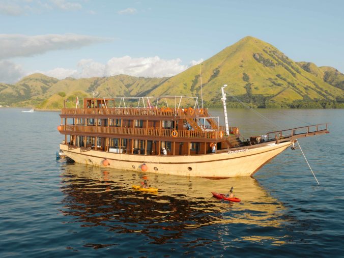 Ocean Pro II 2 Phinisi Charter Boat Liveaboard Sailing Trip Komodo